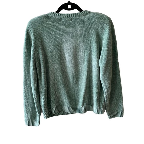 Vintage Alfred Dunner Floral Embroidered Grandmacore Sweater - Picture 7 of 7